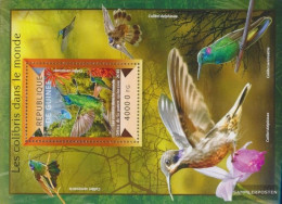 Guinea Miniature Sheet 2482 (complete. Issue) Unmounted Mint / Never Hinged 2015 Hummingbirds - Guinée (1958-...)
