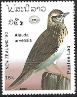 Laos - MNH ** 1990 :   Eurasian Skylark   - Alauda Arvensis - Pájaros Cantores (Passeri)