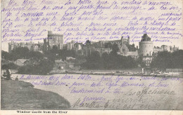 ROYAUME-UNI - Windsor Castle From The River - Vue Générale - Vue Sur Le Château - Rivière - Carte Postale Ancienne - Windsor Castle