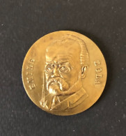 Médaille Emile Zola-40mm-Avers : Emile Zola, Buste De Face Légèrement Vers La Gauche : CBD - Tranche Lisse - Other & Unclassified