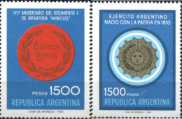 283540 MNH ARGENTINA 1981  - Nuevos