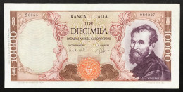 10000 LIRE MICHELANGELO 03 07 1962 Bb+ Pressata LOTTO 378 - 10000 Lire