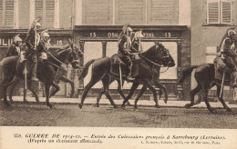 MILITARIA - Guerre De 1914 - 1915 - Entrée Des Cuirassiers Français à Sarrebourg - Animé - Carte Postale Ancienne - Weltkrieg 1914-18