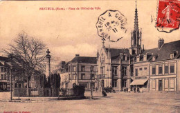27 - Eure -  BRETEUIL -  Place De L Hotel De Ville - Breteuil