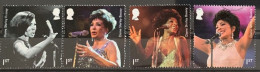 GROSSBRITANNIEN GRANDE BRETAGNE GB 2023 SHIRLEY BASSEY SET 4V USED SG 5070-3 MI 5291-4 YT 5682-5 SN 4421-4 - Usados