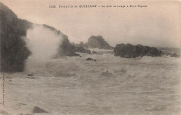 FRANCE - Presqu'ils De Quiberon - Vue Sur La Mer Sauvage à Port Pigeon - La Mer - Rocher - Carte Postale Ancienne - Quiberon