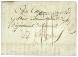 An 7 ARMEE DE NAPLES / IDon Sur Lettre Réutilisée (MINISTERE De La GUERRE Demande De Rensignements Sur Un Soldat)  Datée - Bolli Militari (ante 1900)