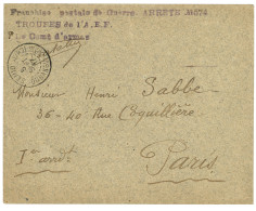 CONGO - OUBANGHI : 1917 SEMIO OUBANGHUI-CHARI-TCHAD + Griffe FRANCHISE POSTALE DE GUERRE N°574/ TROUPES De L'A.E.F. Sur  - Altri & Non Classificati