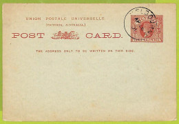 40188 - Australia VICTORIA - Postal History -  STATIONERY CARD H & G  # 19  1901 - Briefe U. Dokumente