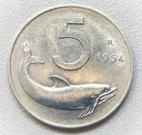 Italie - 5 Lire 1954 - 5 Liras