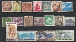 India 1965-75 Definitives Set Of 18 + 5p Wmk India & Star & 5p No Wmk, Used , SG 504/21 (E) - Oblitérés