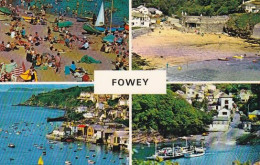 Fowey - Multiview - Cornwall - Unused Postcard - Cor2 - Otros & Sin Clasificación