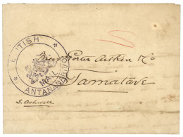 MADAGASCAR - BRITISH MAIL : 1888 Cachet Violet BRITISH ANTANANARIVO Sur Lettre Avec Texte Complet Daté IMARIVOLANITRA MA - Otros & Sin Clasificación