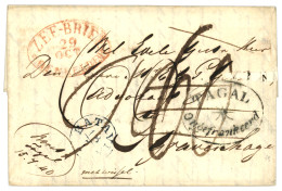 1840  TAGAL ONGEFRANKEERD + ZEE BRIEF DEN HELDER + BATAVIA On Entire Letter To NETHERLANDS. Vf. - Indie Olandesi