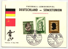 BRD 241 U.a. Auf Postkarte Fußballländerspiel Deutschland-Sowjetunion #HM365 - Andere & Zonder Classificatie