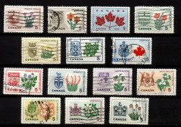CANADA    -       1965.  Série Des Plantes Et Armoiries. - Gebruikt