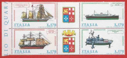 Italia, Italy, Italie, Italien 1977; Costruzioni Navali : Civili E Militari. Serie Completa. Nuovi. - Maritiem