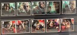 GROSSBRITANNIEN GRANDE BRETAGNE GB 2023 HARRY POTTER SET 10V USED  SG 5083-92 MI 5311-20 YT 5702-11 SN 4431-40 - Used Stamps