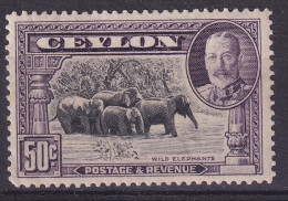 Ceylon 1935 George V Sc 273 Mint Hinged - Ceilán (...-1947)