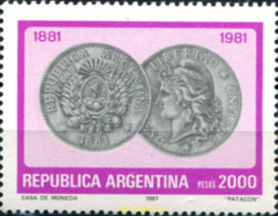 729278 MNH ARGENTINA 1981 CENTENARIO DEL PESO ARGENTINO - Nuevos