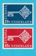 NDL0751- HOLANDA 1968 SCOTT 452_ 53- MNH (EUROPA CEPT) - Neufs