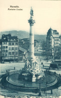 CPA - MARSEILLE - Fontaine Cantini - Ann.1900 Env. *2 Scans - Canebière, Centro