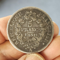 Consulat (1799-1804) – 5 Francs « UNION ET FORCE » AN 11 A - 5 Francs