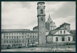 Torino Città Cattedrale San Giovanni Battista Tram Foto FG Cartolina MZ2693 - Other & Unclassified