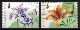 2021 Finland, Congratulate With Flowers, Complete Set Used. - Used Stamps