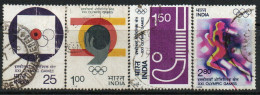 India 1976 Olympic Games, Montreal Set Of 4, Used , SG 814/7 (E) - Used Stamps