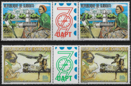 DJIBOUTI - PHILEXAFRIQUE II - N° 502A ET 503A - NEUF** MNH - Dschibuti (1977-...)