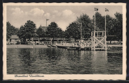 AK Wandlitzsee, Strandbad, Bes. Franz Mosell  - Wandlitz