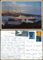 Postcard Durban Panorama-Ansicht, In Den Hafen Einlaufendes Schiff 1970 - South Africa