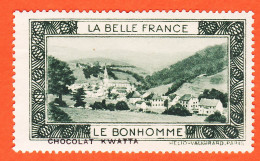 00161 ● (1) LE BONHOMME 68-Haut Rhin Pub Chocolat KWATTA Vignette Collection BELLE FRANCE HELIO-VAUGIRARD Erinnophilie - Turismo (Vignette)