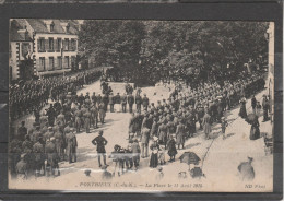 22 - PONTRIEUX - La Place Le 11 Août 1915 - Pontrieux