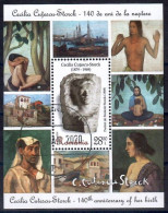 Romania, 2019 CTO, Mi.bl.  Nr. 779,     140th Anniversary Of Birth Of Cecilia Cuțescu-Storck, Artist - Used Stamps