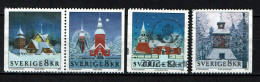 Sweden 2002 - Merry Christmas - Churches  - Used - Usados