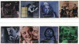 1996 Finland, Finnish Movie 100 Years Complete Set Used. - Used Stamps