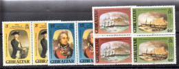 Gibraltar 2 Series Nº Yvert 411/14 ** BARCOS (SHIPS) - Gibraltar
