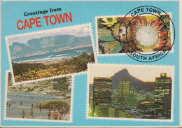 South Africa - Cape Town - Four Views - 2x Nice Stamp - Südafrika
