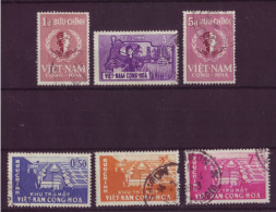 Asie - Vietnam - Commémoratifs - 6 Timbres Différents - 6948 - Vietnam