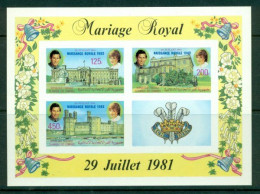 COMORES 1982 Mi BL 232** The Birth Of Prince William - Overprint [B711] - Familles Royales