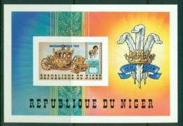 NIGER 1982 Mi BL 38** The Birth Of Prince William - Overprint [B715] - Royalties, Royals