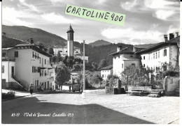 Trentino Alto Adige-trento-castello Frazione Di Molina Di Fiemme Val Di Fiemme Via E Piazza Centrale Del Paese Anni 60 - Sonstige & Ohne Zuordnung
