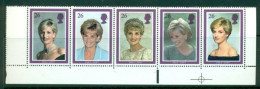 GREAT BRITAIN 1998 Mi 1729-33 Strip Of Five** The Death Of Princess Diana [B719] - Familles Royales