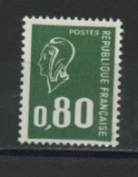 FRANCE - 0,80 Vert  BEQUET  SANS PHO & GOMME BRILLANTE - N° Yvert  1891b** - 1971-1976 Marianne Van Béquet