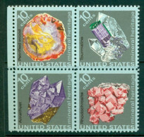 USA 1974 Mi 1145-48 Block Of Four** Minerals [B722] - Andere & Zonder Classificatie