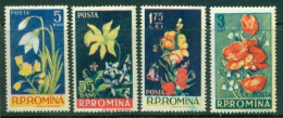 ROMANIA 1956 Mi 1589-92** Flowers [B724] - Sonstige & Ohne Zuordnung