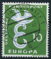 BRD BUND 1958 Nr 295 Zentrisch Gestempelt X69B3EE - Gebruikt