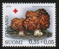 1974 Finland, Red Cross 0,35 Mk X-paper MNH. - Nuovi